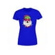 thumbnail image 2 of Playera Blusa Con Estampado De Santa Arbolito De Navidad Ropa Para Mujer Color Azul Talla Grande Marca Emil SaEs, 2 of 4
