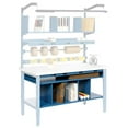 thumbnail image 2 of Global Industrial 606966 72 in. Lower Shelf Kit with Dividers, 2 of 4