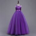 thumbnail image 1 of Vestido infantil Vestido de princesa Vestido de novia de encaje infantil grande Vestido largo Vestido tipo chaleco, 1 of 6