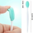 thumbnail image 2 of 2 in 1 Silicone Lip & Nose Scrubber Brush Reusable Double-Sided Facial Cleaning Tool Gentle Blackhead Removal, Pore Cleanser & Exfoliator Facial Massaging for Men Women,Hot Pink, 2 of 7