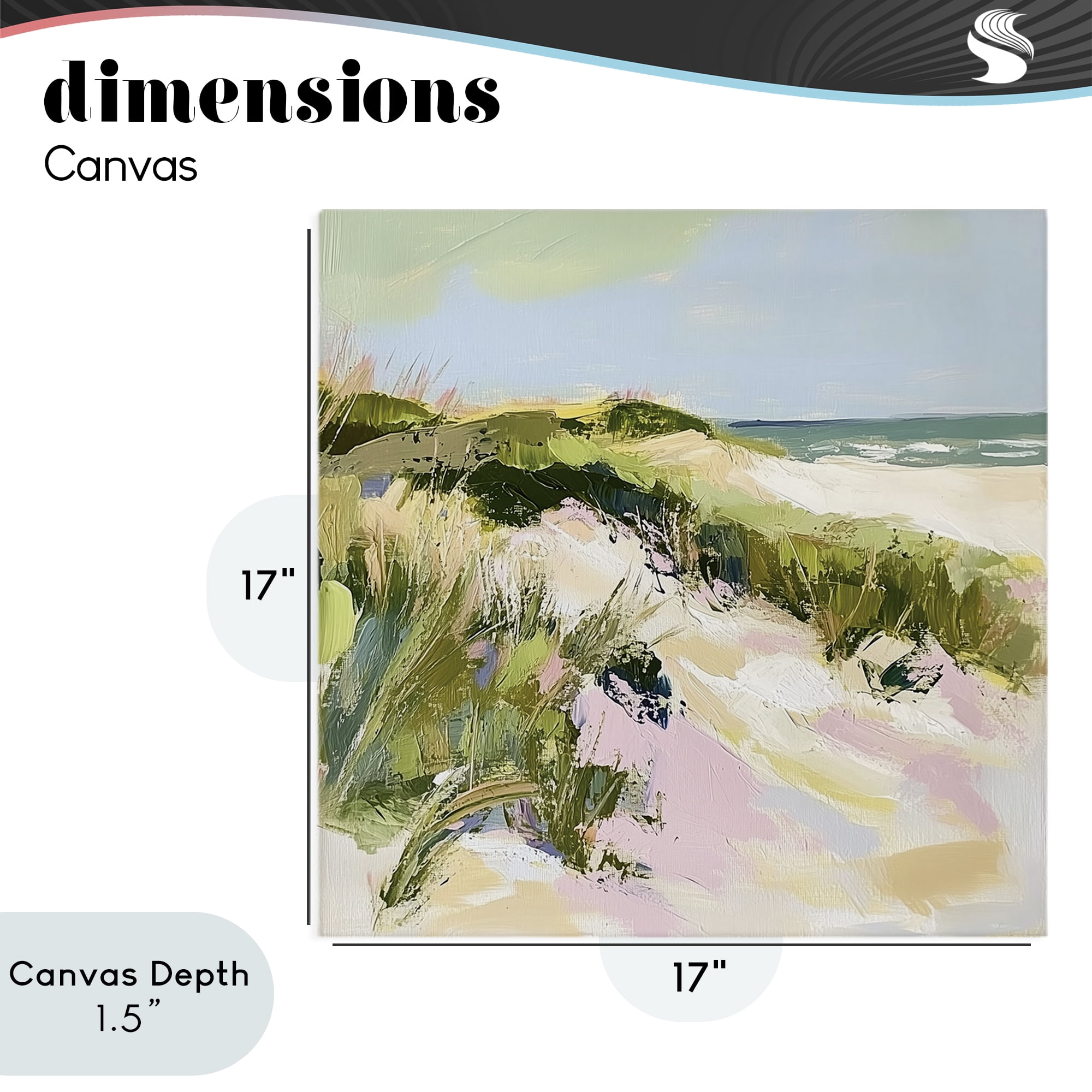 Stupell Industries Pastel Coastal Dunes at Sunrise Canvas Wall Art, design by Heidi Kuntz