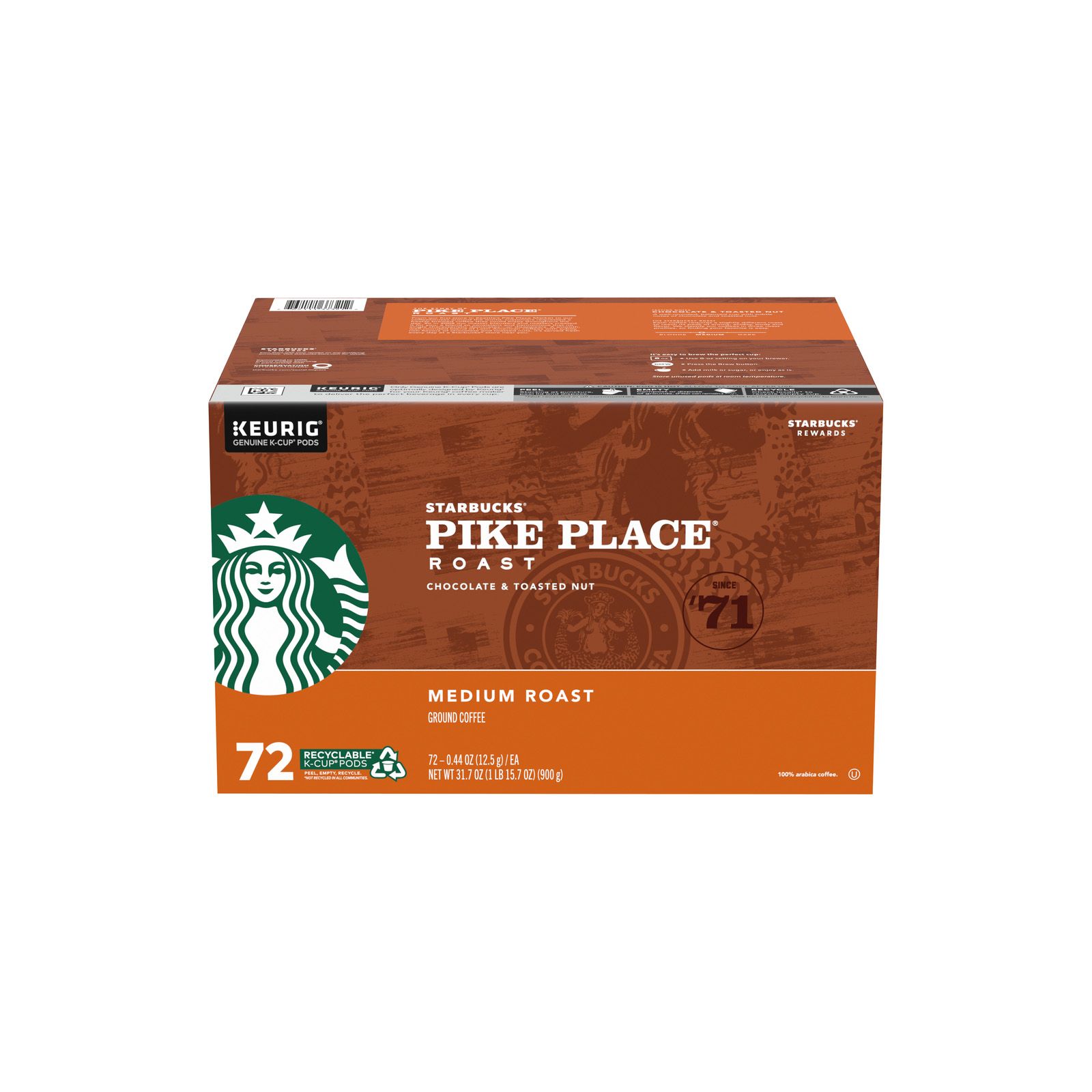 Starbucks Pike Place Roast Coffee K-Cup 