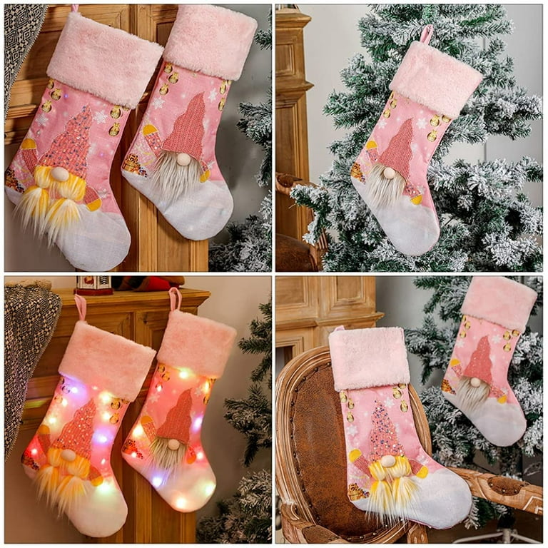 Coolmade LED Christmas Stocking, 18