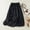 w93# Navy394, variant on Wuxian Stylish Skirt For Women High Waist Polka Dot A-Line Skirt Boho Swing Retro Elastic Waistband Linen Hem Elegant Vintage Long Skirts,Navy,XL