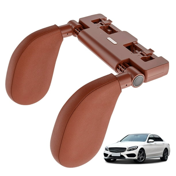 Cojín Apoyo para El Cuello Del Coche La Almohada Lateral Multifuncional Mejorada Quinta Generación Incorporada Invisible (marrón Claro)