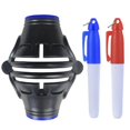 thumbnail image 2 of Tnobhg 1 Set Golf Ball Marker with Blue & Red Liner Pen 360-Degree Scribing Clip Professional Line Drawing Three-Piece Set Golf Ball Alignment Putting Marking Tool Golf Accessories, 2 of 8
