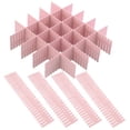 thumbnail image 1 of 12pcs Drawer Organizer Adjustable Desk Drawer Separators DIY Storage System, 1 of 8