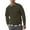 Mens Sweatshirts & Hoodies Army Green, variant on Fleece Lined Sweatshirts for Men Crewneck Long Sleeve Shirts Mens Casual Color Block Pullover Thermal Warm Basic Athletic Workout Sweatshirt Tops