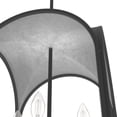 thumbnail image 4 of Hunter - Dukestown 4-light Natural Black Iron, Medium Size Pendant Light, Dimmable, Formal Style, Lantern Shaped, for Bedrooms, Dining, Living Rooms - 19083, 4 of 10