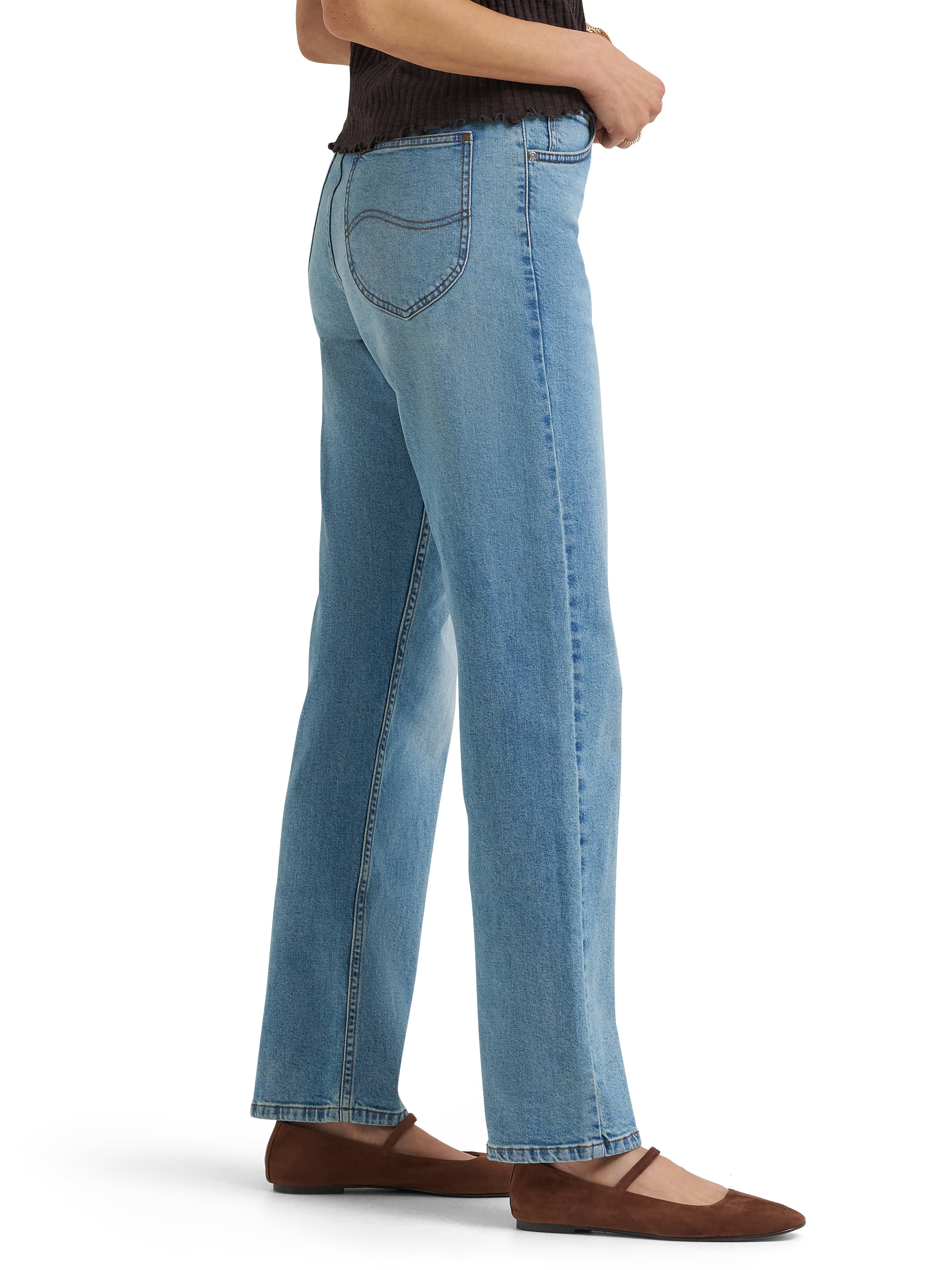 Lee® Women's Heritage High-Rise Classic Straight Leg Denim Jean, Sizes 2-42