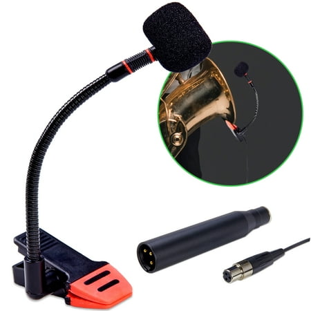 Knox Gear Cardioid Condenser Gooseneck Instrument Microphone