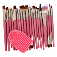thumbnail image 1 of Brochas para Maquillaje de Ojos Malubero 20pz Rosa Set de brochas, 1 of 4
