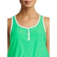 thumbnail image 4 of No Boundaries Juniors’ Henley Tank Top and Shorts Set, 2-Piece, 4 of 5