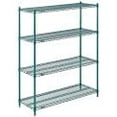 thumbnail image 5 of Nexel Wire Shelving, Green Epoxy, 54"W X 18"D X 63"H, 5 of 5