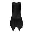 thumbnail image 5 of FUIALDOLG Red Rose Summer Dress for Women Lady Casual Tiered Sundresses with Pockets idi Tank Dresses Beach Dresses,4XL, 5 of 7