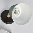thumbnail image 3 of 2 Packs Industrial Vintage Wall Sconces Ceiling Light Fixtures E27 Metal Adjustable Retro Indoor Wall Lamp for Bedroom Kitchen Restaurant (Green), 3 of 5
