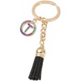 thumbnail image 1 of 26 Letters A-Z Decorative Alphabet Initial Charm Keychain for Women Girls Men Teenager Gift, 1 of 3