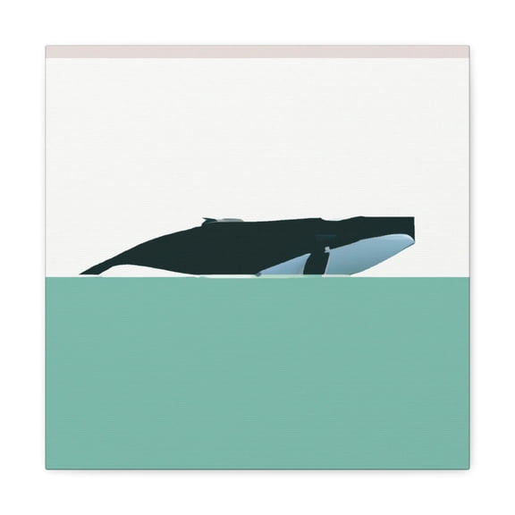 Humpback in Monochrome - Canvas