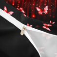 thumbnail image 3 of Homewish Chic Butterfly Twin Duvet Cover for Girls, Black Red Twin Bedding, Black Reversible, 2 Piece 1 Duvet Cover and 1 Pillowcase, 3 of 5