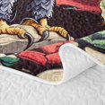 thumbnail image 5 of Manfei Bald Eagle Usa Flag Twin Quilt Set,Tropical Botanical Cactus Twin Coverlet Set,Multicolor,2pcs, 5 of 7