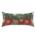 thumbnail image 3 of Satin Pillow Case Queen Silk Pillow Cover for Hair and Skin Envelope Closure Christmas Themed Snowflakes 20"x30", 3 of 9