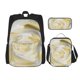 thumbnail image 1 of Easygdp White Rose Mochila para Niños y Niñas con Set de Caja de Almuerzo y Estuche para Lápices 3 en 1, Mochila Escolar Estampada para Adolescentes, 1 of 7