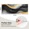 thumbnail image 5 of Black White Gray Gold Marble Pattern Kitchen Rug Mat,Kitchen Runner Rugs Non Skid Washable,Decorative Kitchen Floor Mats for Kitchen,Sink,Laundry,17"X47", 5 of 5