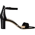 thumbnail image 6 of Nine West Women's Pruce Heeled Sandal, Black Patent, 7., 6 of 8