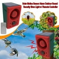 thumbnail image 2 of Solar-Powered Motion Sensor Alarm with LED Strobe and Recording Function for Outdoor Security, 2 of 8