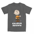 thumbnail image 3 of Camisetas de algodón increíbles para hombres y mujeres con accesorios de Charlie Brown y Peanuts, camisetas para adultos, 3 of 5