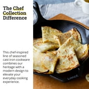 Lodge 10 Inch Cast Iron Skillet - Chef Collection - Pre-Seasoned Cast Iron Pan - Cooking Skillet for Frying, Searing & More - Cast Iron Skillets - Kitchen Essentials