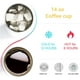 thumbnail image 3 of Taza de café de acero inoxidable de 14 onzas, taza aislada, vasos de vacío de doble pared con tapa deslizante, para café, té, negro, 3 of 5