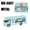 Light blue Size D P6, variant on ZZkhGO Alloy Car Model, Small Trailer Container Truck Edition with Pull Back Function, Power Childrens Toy Car Model Ornament for Collectors Gift, Light Blue