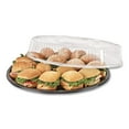 thumbnail image 4 of WNA Caterline Casuals Thermoformed Platters PET Black 12" Diameter A512PBL, 4 of 4