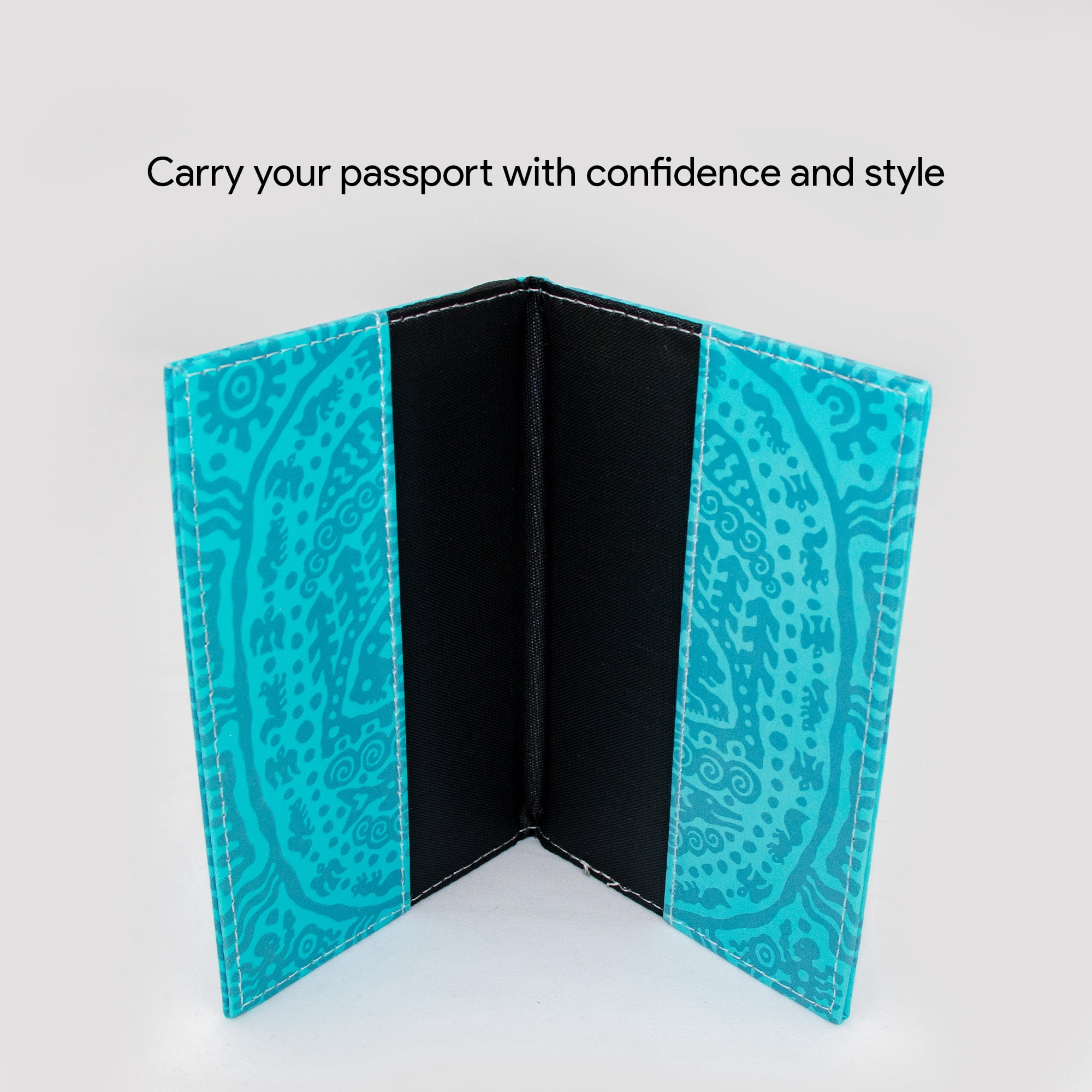 RFID Protected Wallet and Passport Cover Set - Prevent Electronic Theft