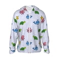 thumbnail image 2 of Lsque Sea Turtle Whale UPF 50+ Lightweight Sun Protection Men's Women's Long Sleeve Shirt, Hoodie Performance -Medium, 2 of 9