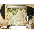 thumbnail image 1 of EREHome Polyester Fabric 5x7ft Green Photography Backdrop Frozen Snow Trees Background for Winter Photo Backgrounds, 1 of 2
