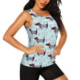thumbnail image 2 of Fotbe Dachshund Dog Puppy Womens Loose Fit Casual Flowy Slim-Fit Tank Tops Athletic Round Neck Trendy Sleeveless Summer Tops for Gym and Yoga-Large, 2 of 9