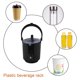 thumbnail image 2 of Soporte ajustable para taza de bebida para automóvil, color negro, 9,5 cm, 2 of 5