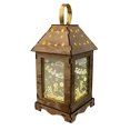thumbnail image 1 of TIMIFIS Christmas Decorations Lights Wooden Wind Lantern Led Luminous Pattern Creative Decoration Portable Lantern, 1 of 7