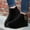 Black, variant on EGNMCR Ankle Boots for Women Women's Vintage Round Toe Flat Heel Boots Thick Bottom Short Shoes