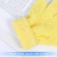 thumbnail image 3 of KALLORY 4Pares Guantes De Ducha Para Exfoliar Y Limpiar Con Muñequera Elástica, 3 of 6