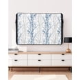 thumbnail image 3 of Outdoor TV Cover 52 to 55 Inch Weatherproof, Blue Grey Minimalist Tree Waterproof TV Screen Protector for Outside Decor with Zipper and Pocket 52"L x 30"H , Vintage Branch, 3 of 7