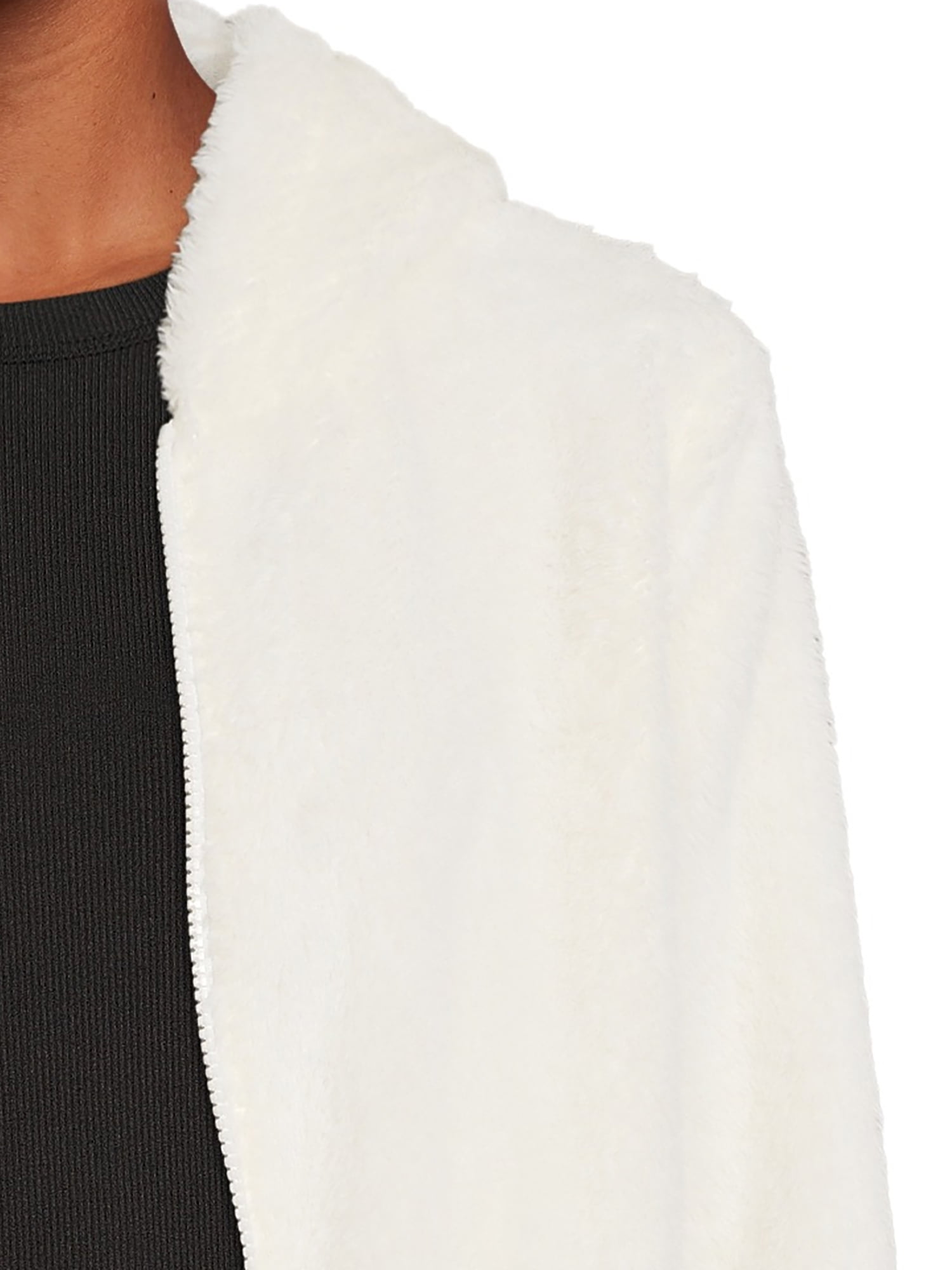 Self Esteem Juniors Faux Sherpa Zip Up Hoodie
