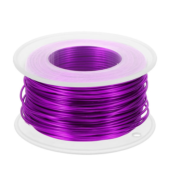 18 Gauge 1mm Aluminum Craft Wire, 98.4Ft Metal Wire for Jewelry Making, Purple