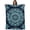 Blue, variant on Turquoise Blue Boho Blanket Soft Cozy Warm Throw Blanket for Couch, Plush Fuzzy Flannel Blankets for Sofa, Country Vintage Abstract Medallion Art Bed Blankets Lightweight Gifts for Women, 30"x40"