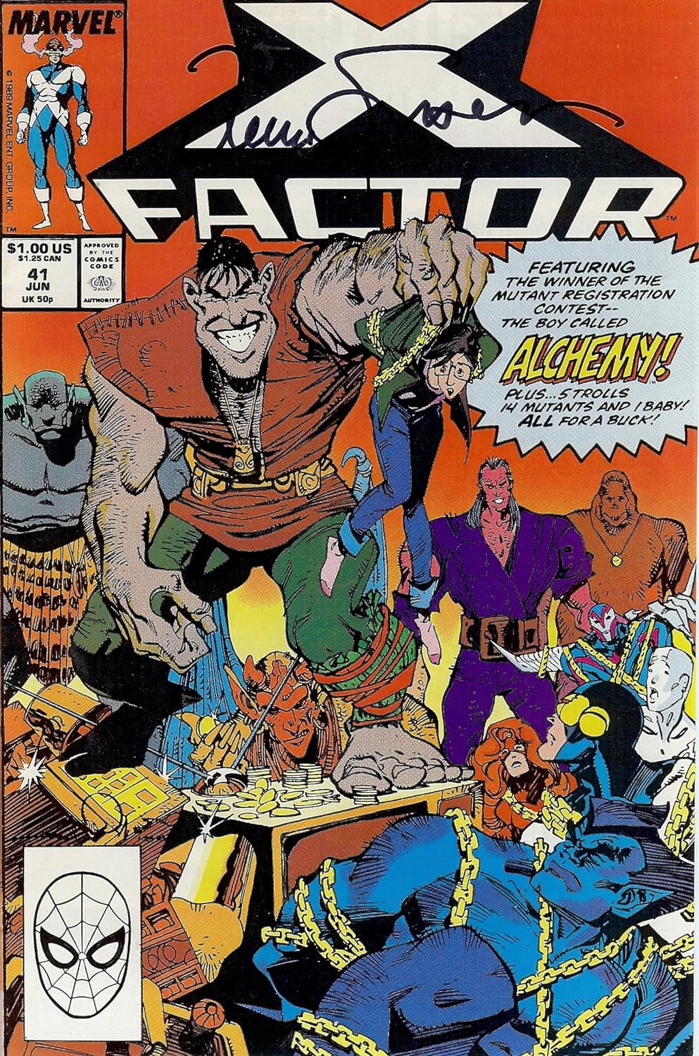 X-Factor #41 Signed by Louise Simonson