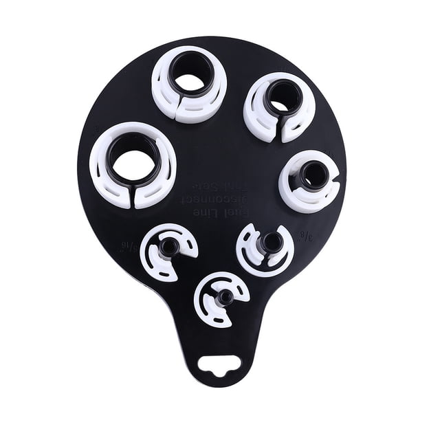 Ensemble d'Outils de Déconnexion de Ligne de Climatisation de Voiture / Outil de Retrait de Conduit de Climatisation Auto / Résine Durable Haute Résistance / Tailles Multiples 1/4 Pouces-7/8 Pouces / Tube de Refroidisseur de Tuyau d'Huile à Connexion Rapide / Blanc / 1 Pce