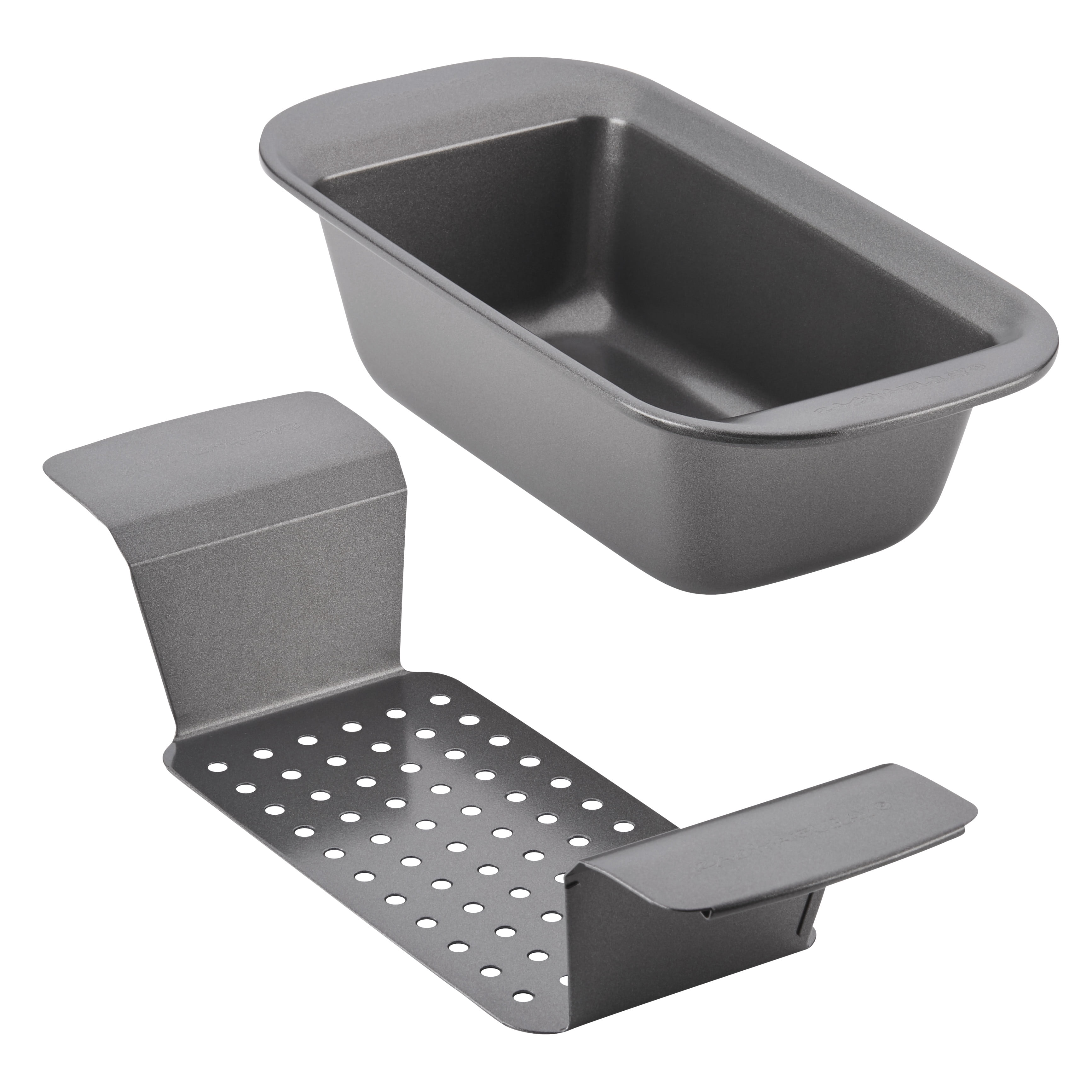 Easy Grip Bakeware 9.5 x 5 Inch Non-Stick Original Loaf Cake Bread Meatloaf Baking Pan