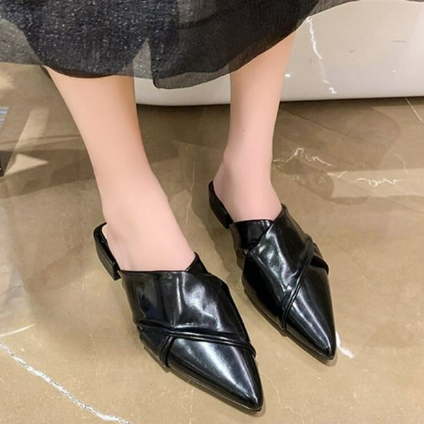 Zapatillas de pico negras hotsell